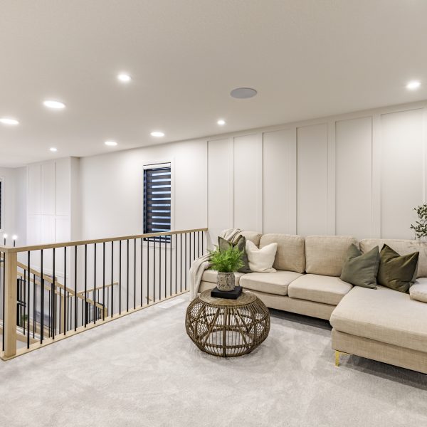 Second floor living space in Montorio's showhome in Dansereau Meadows