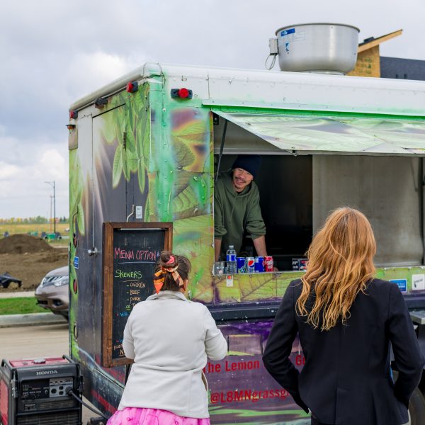 Line up for a food truck