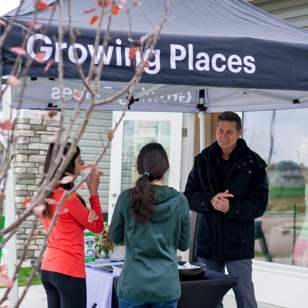 Anthem tent at showhome opening event 2023