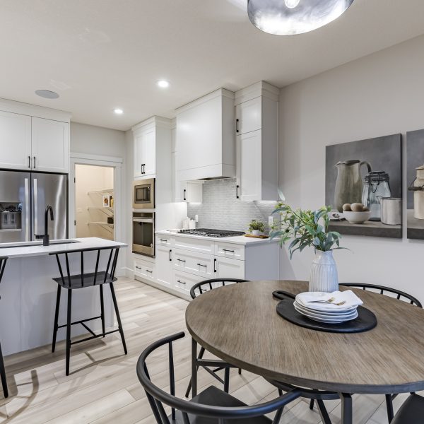 Dining Room in Montorio's showhome in Dansereau Meadows