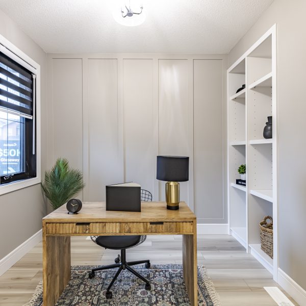 Main Floor Office in Montorio's showhome in Dansereau Meadows