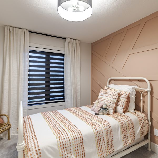 Secondary Bedroom in Montorio's showhome in Dansereau Meadows