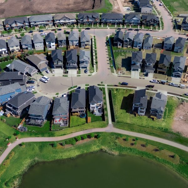 Aerial view of Dansereau Meadows 2025