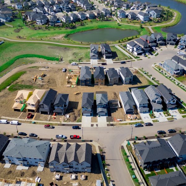 Aerial view of Dansereau Meadows 2025