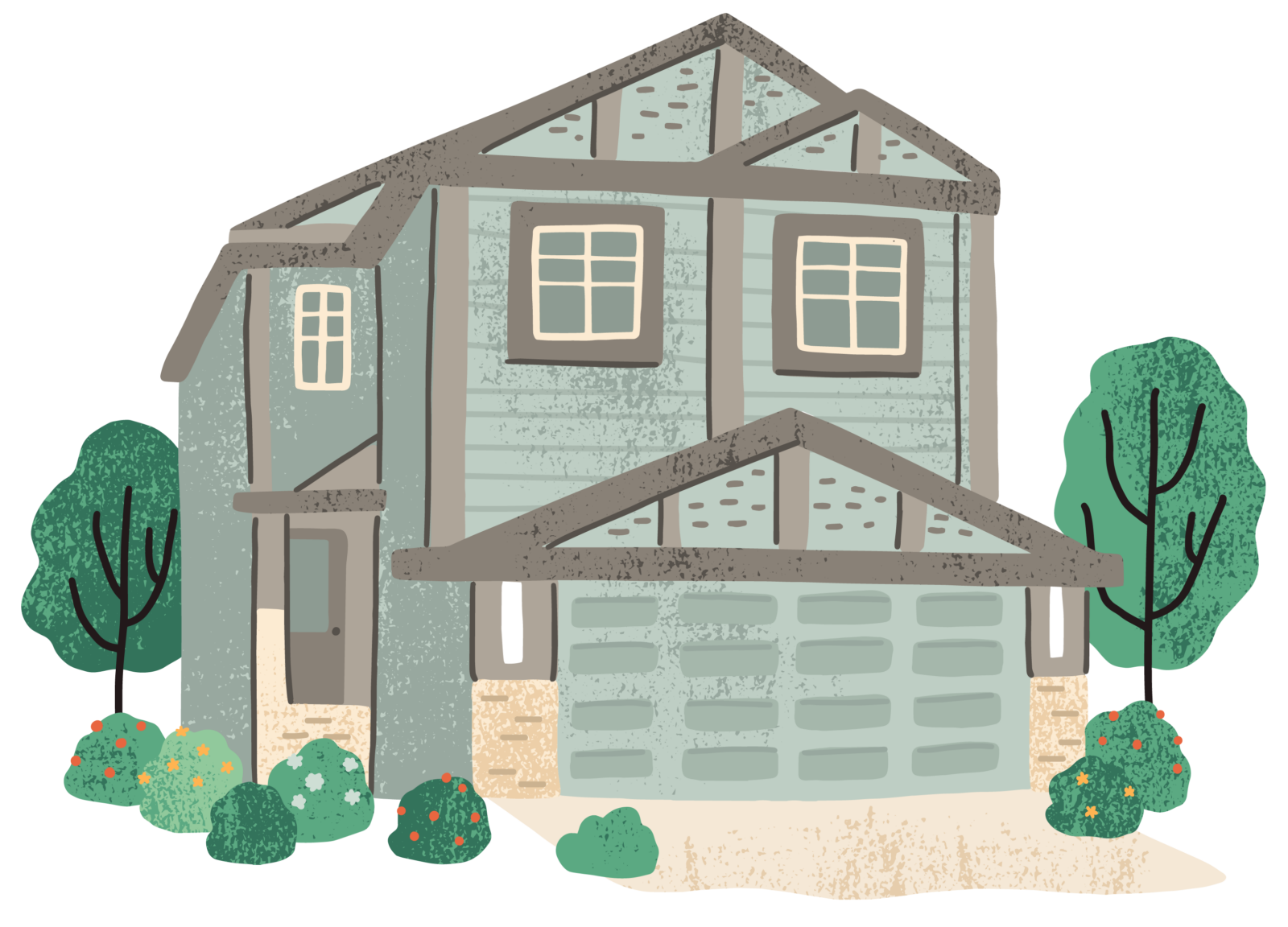 Front Garage Homes